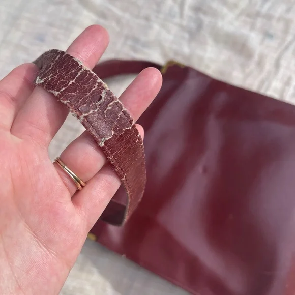 Must de Cartier Shoulder Bag Purse Crossbody Leather Authentic Vintage Clutch - Picture 9 of 15